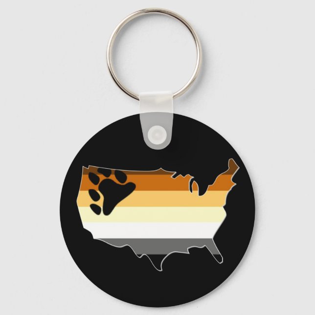 US Bear Pride Keychain (Front)