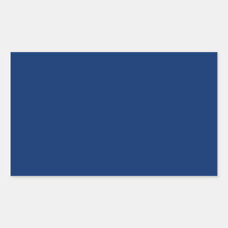 US Blue Rectangular Sticker