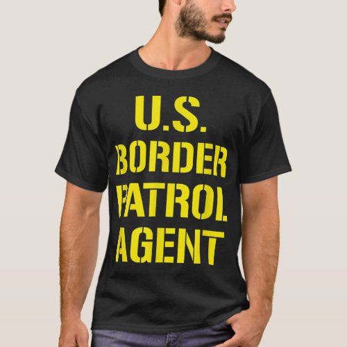 US Border Patrol Agent Halloween Costume ICE T_Shirt