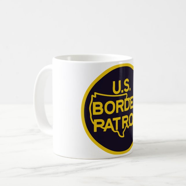 US Border Patrol Seal Coffee Mug (Front Left)