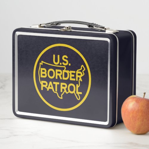 US Border Patrol Seal Metal Lunch Box