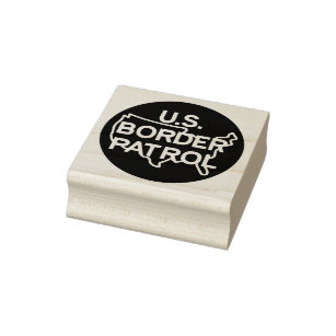 US Border Patrol Seal Rubber Stamp