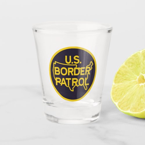 US Border Patrol Seal Shot Glass