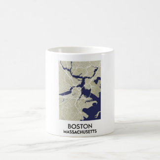 US Boston city map Coffee Mug
