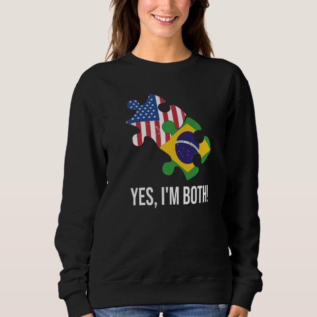 US Brazilian Dual Citizenship Premium Sweatshirt (Front)