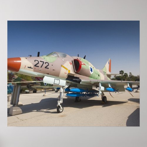 US_built A_4 Skyhawk fighter Poster