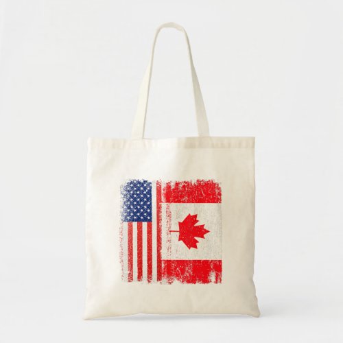 Us Canada Flag For Us Canadianpng Tote Bag