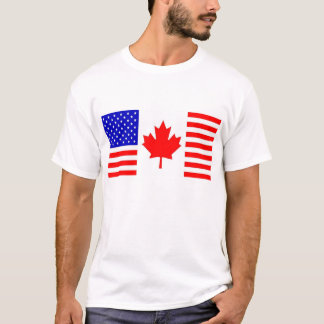 US/Canada Flag T-Shirt