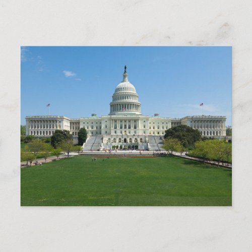 US Capital Building Post Card