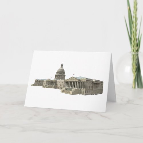 US Capital Building Washington DC Card