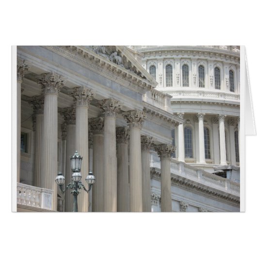 us capitol building architecture cards (Front Horizontal)