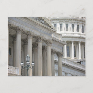 us capitol building architecture postcard