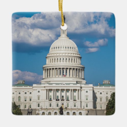 US Capitol Building Ceramic Ornament