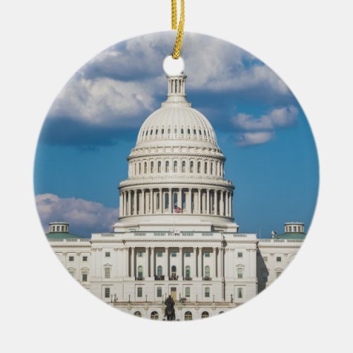 US Capitol Building Ceramic Ornament