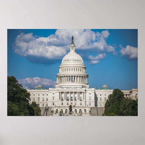 US Capitol Building Poster