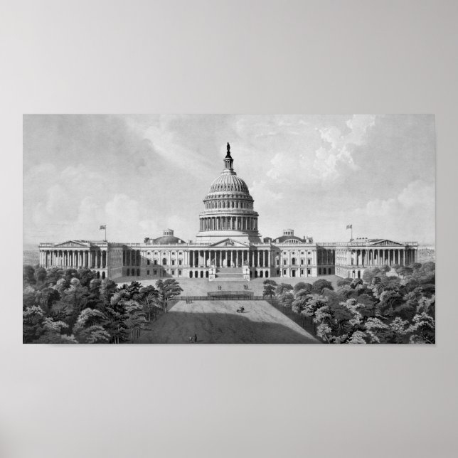 US Capitol Building Poster (Front)