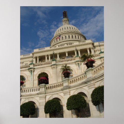 US CAPITOL BUILDING POSTER