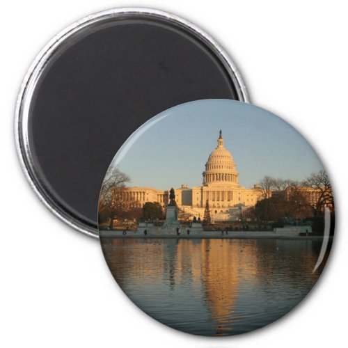 US Capitol Building Sunset Magnet