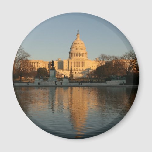 US Capitol Building Sunset Magnet