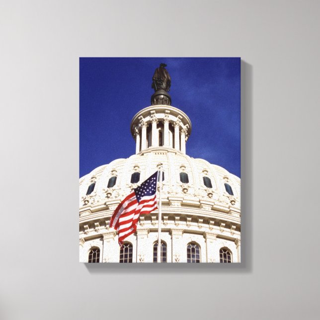 US capitol building, Washington DC Canvas Print (Front)