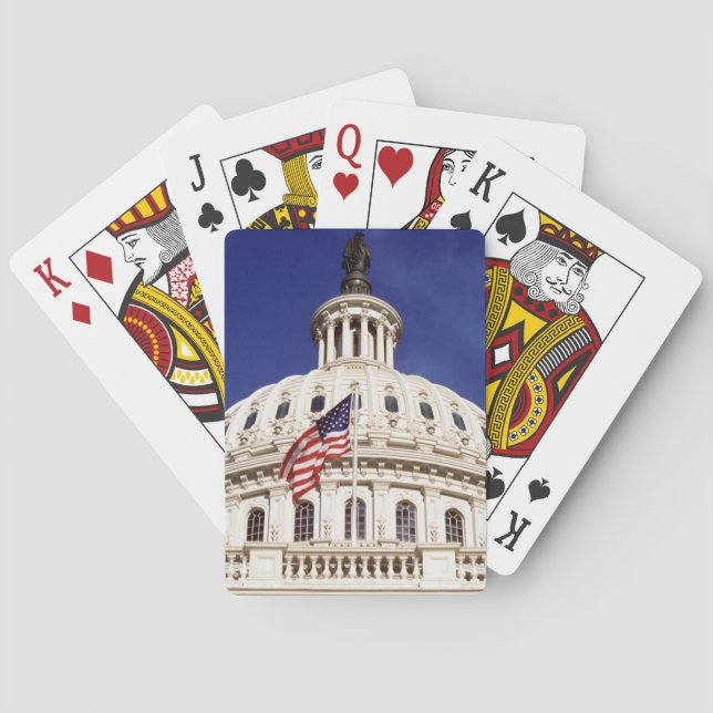 US capitol building, Washington DC Poker Cards (Back)
