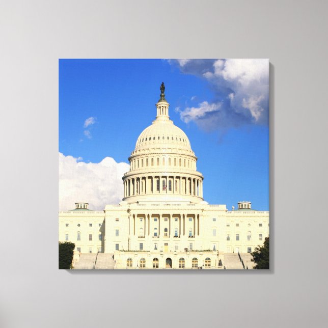 US Capitol Building, Washington DC, USA Canvas Print (Front)