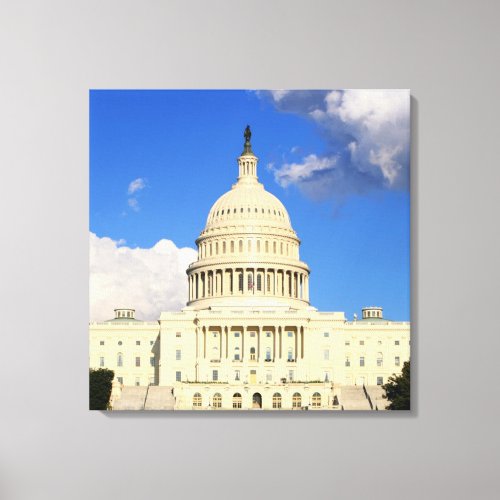 US Capitol Building Washington DC USA Canvas Print