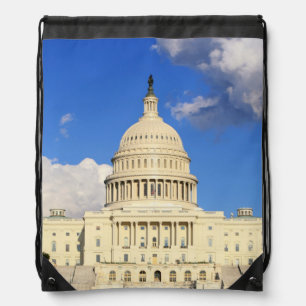 US Capitol Building, Washington DC, USA Drawstring Bag