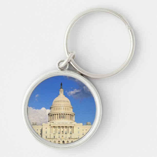 US Capitol Building, Washington DC, USA Keychain (Front)