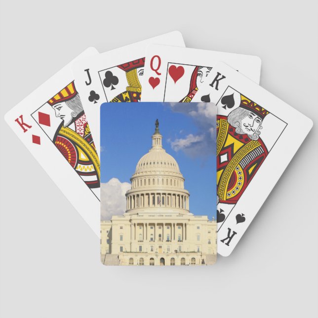 US Capitol Building, Washington DC, USA Poker Cards (Back)