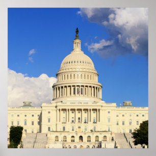 US Capitol Building, Washington DC, USA Poster