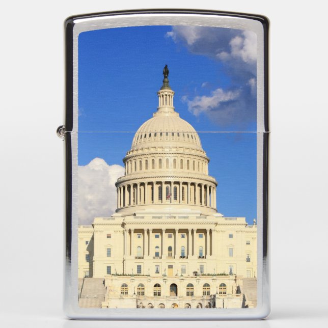 US Capitol Building, Washington DC, USA Zippo Lighter (Front)