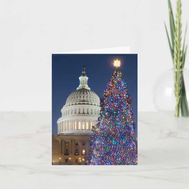 US Capitol Christmas Tree 2012, Washington, DC Card (Front)