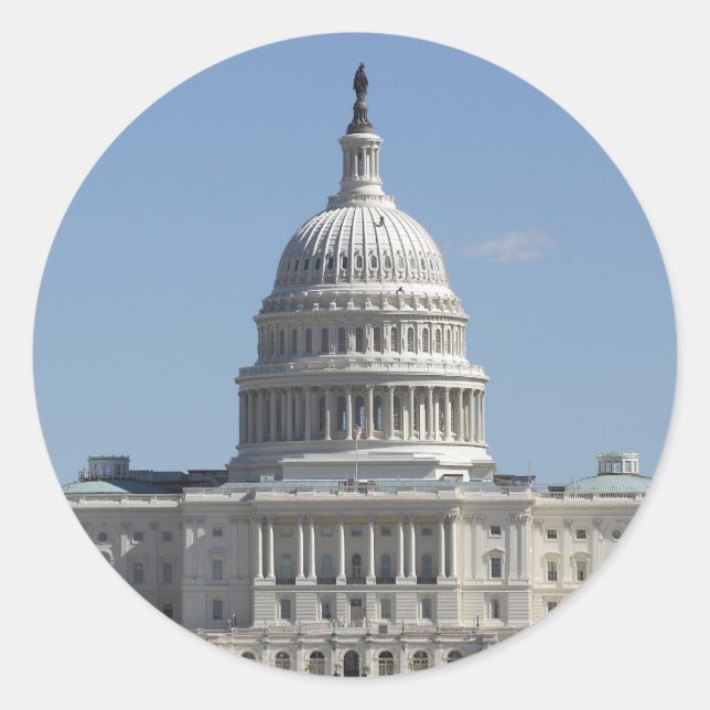 US Capitol Sticker (Front)