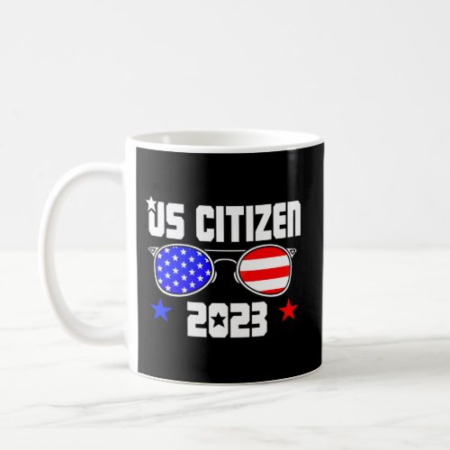 Us Citizen 2023 Usa Flag Proud American Citizenshi Coffee Mug