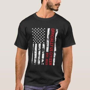 Us Citizen Est 2023 New American Citizenship Test T-Shirt