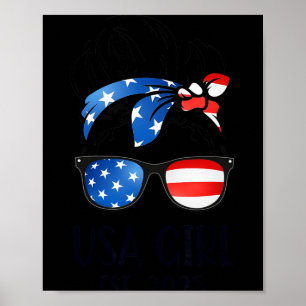 Us Citizen Est 2025 New Citizenship American Usa G Poster