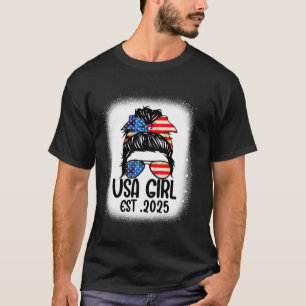 Us Citizen Est 2025 New Citizenship American USA G T-Shirt