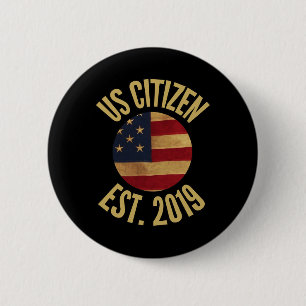 Us Citizenship 2019 Gif American Flag Usa Button
