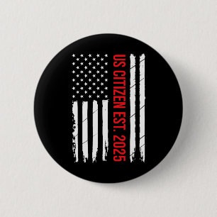 Us Citizenship Decoration American New Usa Citizen Button