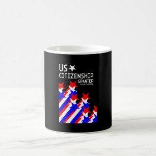 US Citizenship Granted Color Morph Mug