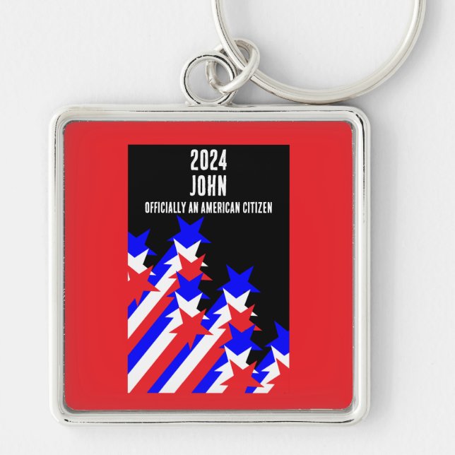 US Citizenship Granted Keychain (Front)