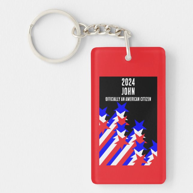 US Citizenship Granted Keychain (Front)