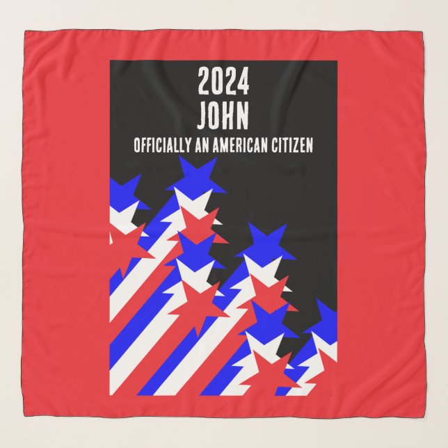 US Citizenship Granted Scarf (Front)