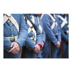 US Civil War-era Marines, military Photo Print