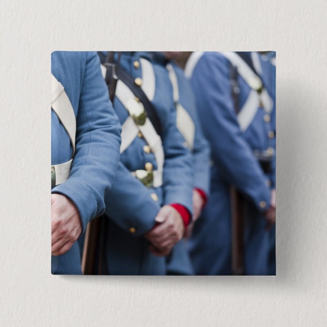 US Civil War-era Marines, military Pinback Button (Front)