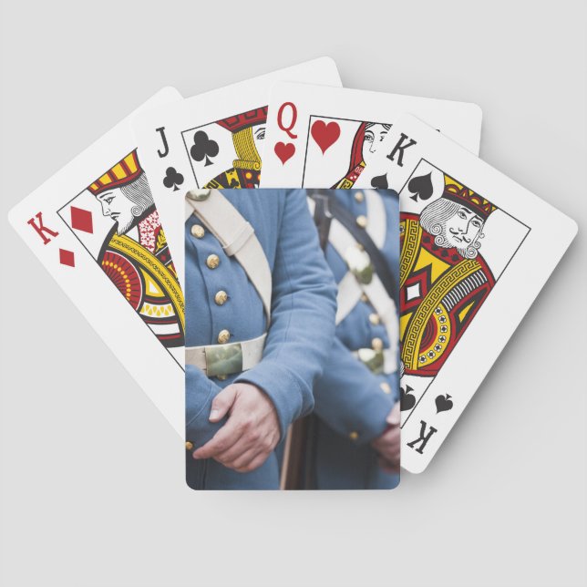 US Civil War-era Marines, military Poker Cards (Back)
