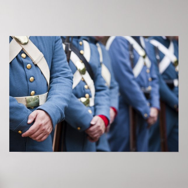 US Civil War-era Marines, military Poster (Front)