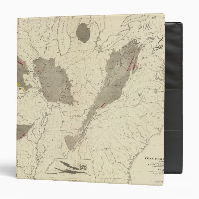 US Coal Fields 3 Ring Binder (Front/Inside)