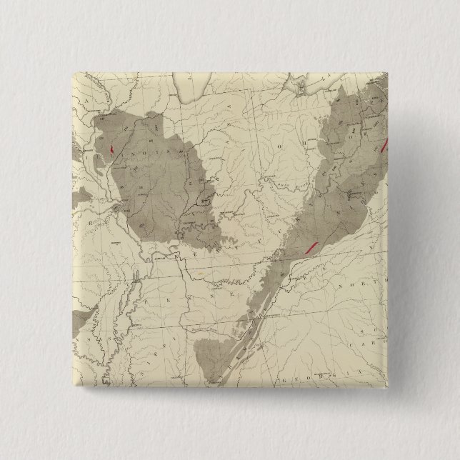 US Coal Fields Button (Front)
